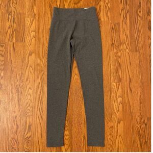 NEW Aerie Feel Comfy Everyday Stretch Cotton Leggings Gray Small